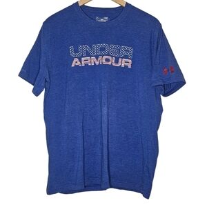 Under Armour USA Style Logo Tee Heat Gear Size Large